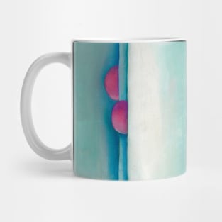 High Resolution Green Lines and Pink by Georgia O'Keeffe Mug